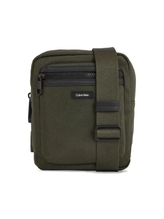 Grüne Calvin Klein Umhängetasche Nylon