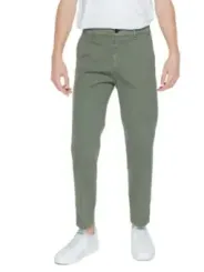 Helle olivgrüne Herren Stoffhose