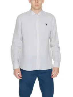 Weißes Hemd mit schwarzem Logo