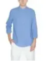 Gestreifenes blaues Calvin Klein Hemd