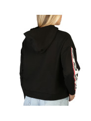 Schwarzer Moschino Hoodie mit Logo