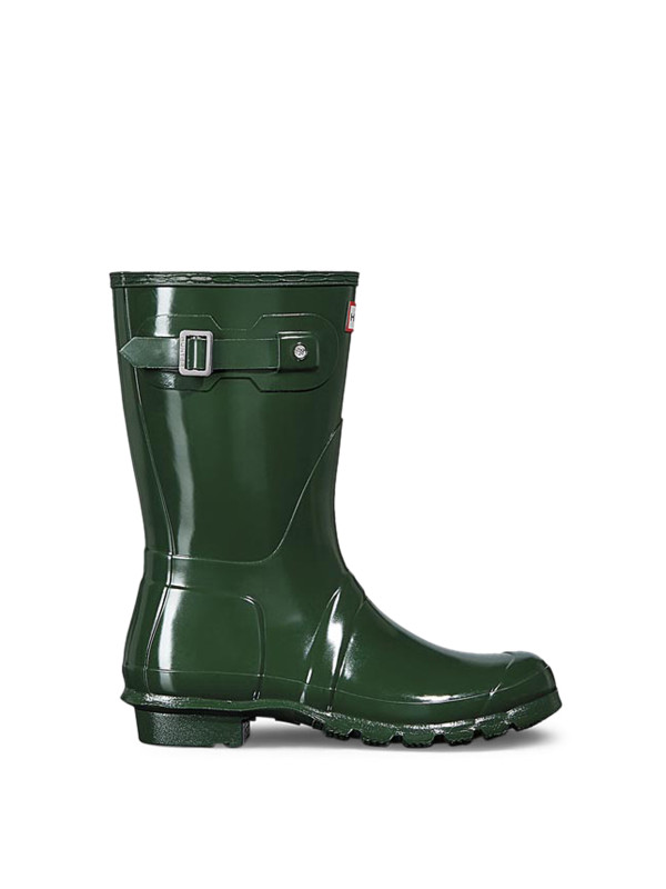 Grüne Hunter Regenstiefel mit Schnallen Grüne Hunter Regenstiefel mit Schnallen