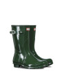Grüne Hunter Gummistiefel kniehoch glänzend