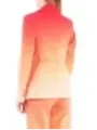Roter Ombre Blazer und Hose