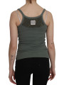 Tops & T-Shirts Chic Green Spaghetti Strap Casual Tank Top 170,00 € 7333413030771 | Planet-Deluxe