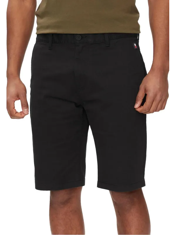 Schwarze Tommy Hilfiger Herrenshorts Schwarze Tommy Hilfiger Herrenshorts