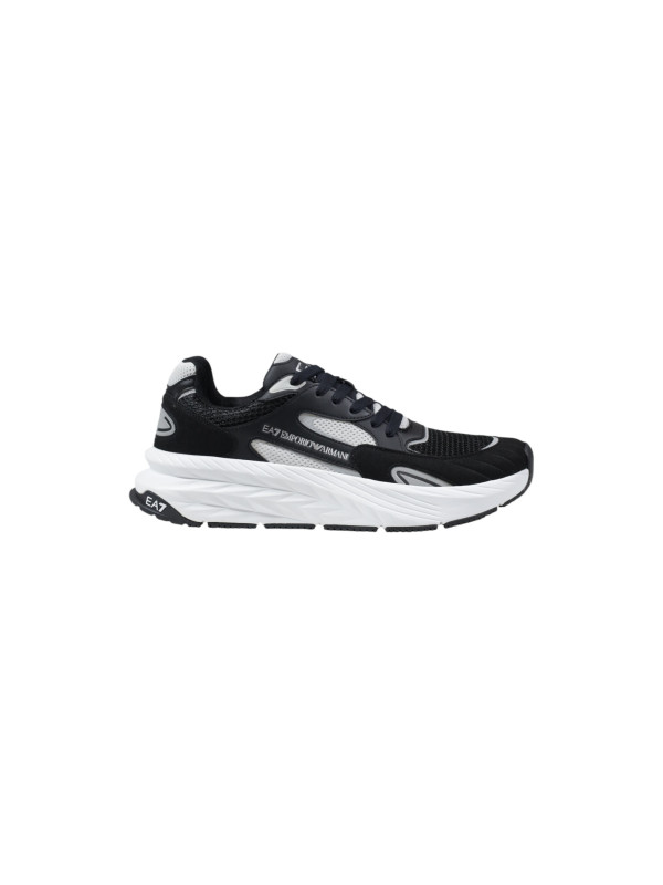 Schwarzer EA7 483880 Sneaker seitlich Schwarzer EA7 483880 Sneaker seitlich