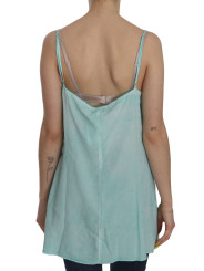 Tops & T-Shirts Elegant Spaghetti Strap Sleeveless Blue Top 310,00 € 7333413030696 | Planet-Deluxe