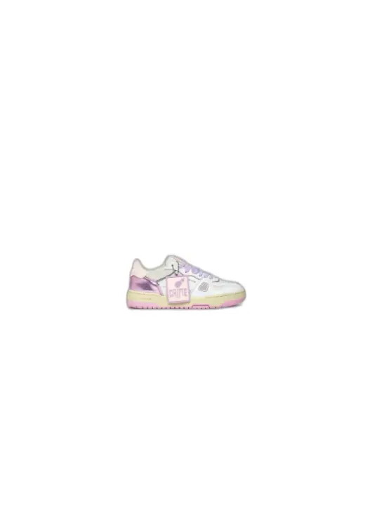 Weiße Crime London Sneaker seitlich
