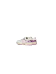 Weiße Crime London Sneaker mit Farbverlauf