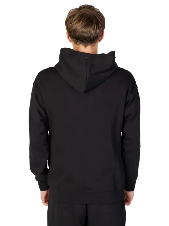 Grauer Baumwoll-Zip-Up-Kapuzenpullover