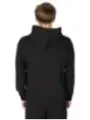 Grauer Baumwoll-Zip-Up-Kapuzenpullover
