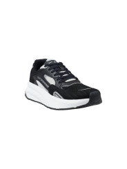 Schwarze und weiße Laufschuhe Ea7