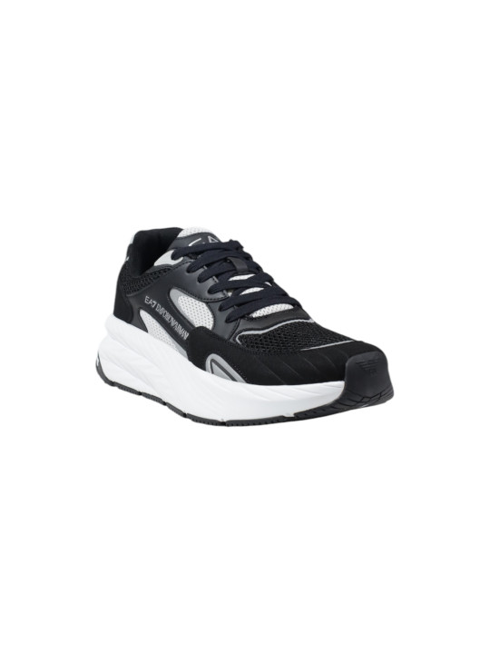 Schwarze und weiße Laufschuhe Ea7