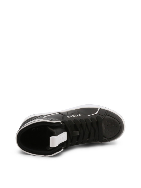 Schwarze Guess BASQET Sneakers Leder