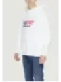Weißer Underclub Kapuzenpullover mit Jeans