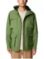 Grüne wasserdichte Columbia Parka Jacke