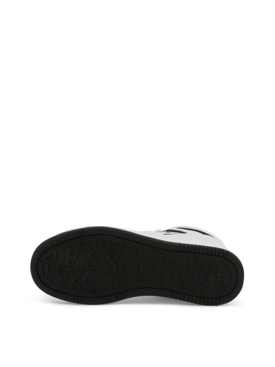 Weiße Guess BASQET Sneakers Detailansicht