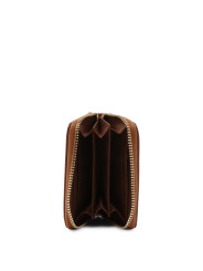Cognac braunes Lederportemonnaie Carrera Jeans
