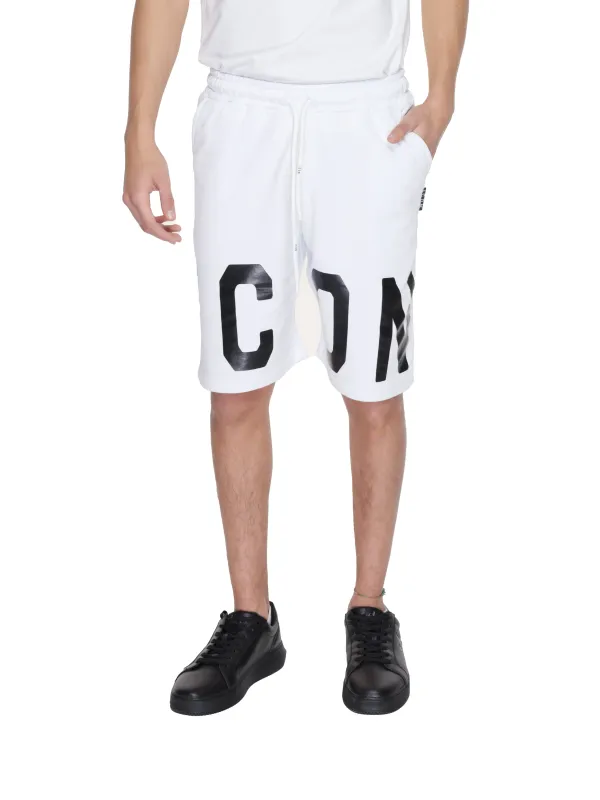 Weiße Shorts mit ICON-Logo Weiße Shorts mit ICON-Logo