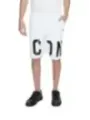 Weiße Shorts mit ICON-Logo