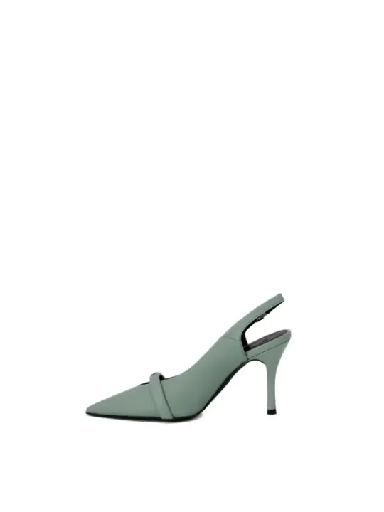 Grüne Furla Slingback High Heels