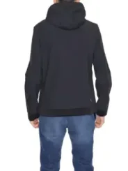 Schwarzer Sunspel Kapuzenpullover mit Reißverschluss