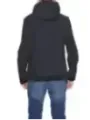 Schwarzer Sunspel Kapuzenpullover mit Reißverschluss