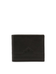 Schwarzes Lederbrieftasche mit Kartenfächern