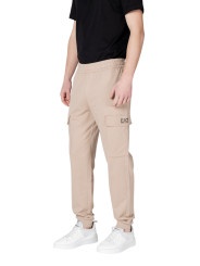 Khaki EA7 Hosen schlanker Schnitt