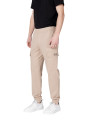 Khaki EA7 Hosen schlanker Schnitt