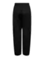 Schwarze lockere Sporthose mit Kordelzug