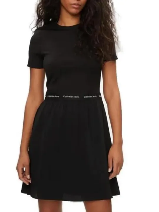 "Calvin Klein Jeans Kleider im Sale | Calvin Klein Jeans - Calvin Klein Jeans Abito Donna online kaufen"|Planet-Deluxe