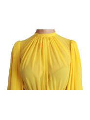 Dresses Silk Pleated A-line Mini Dress in Sunshine Yellow 2.560,00 € 8054802536870 | Planet-Deluxe