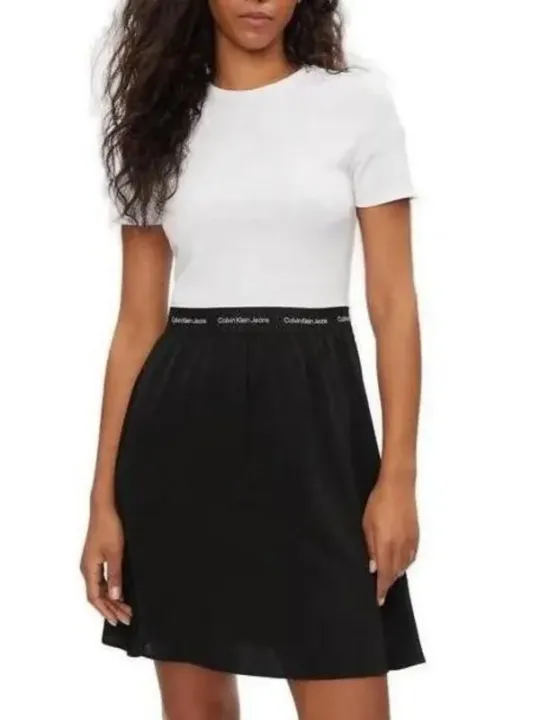 "Calvin Klein Jeans Kleider im Sale | Calvin Klein Jeans - Calvin Klein Jeans Abito Donna online kaufen"|Planet-Deluxe