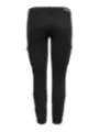 Schwarze Cargo Jeggings schmal geschnitten