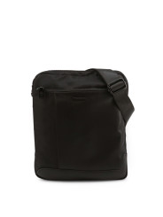 Schwarze Nylon Schultertasche Lumberjack RYAN-LK3563
