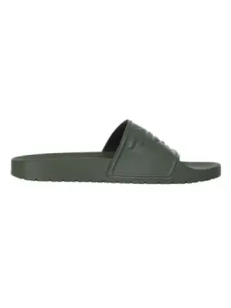 Grüne Emporio Armani Herren Pantoletten