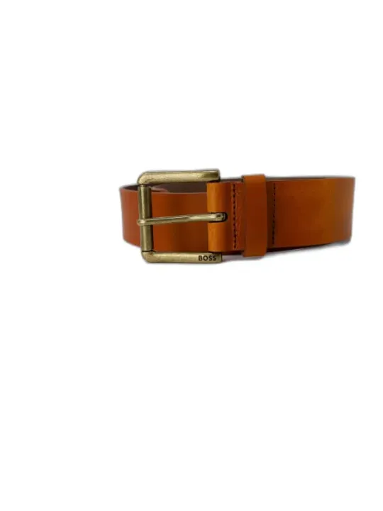 Dunkelbrauner Boss Ledergürtel 472733
