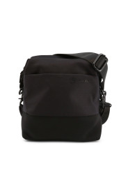 Schwarze moderne Schultertasche Lumberjack TUCK-LK3521