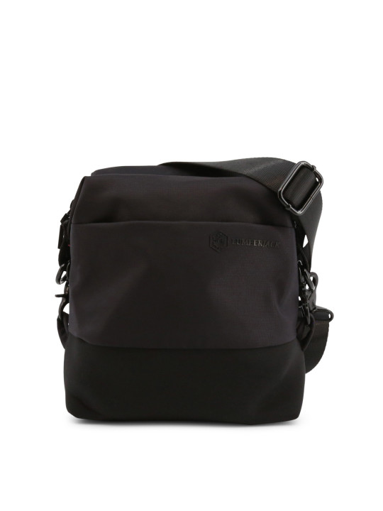 Schwarze moderne Schultertasche Lumberjack TUCK-LK3521