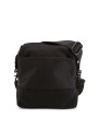 Schwarze moderne Schultertasche Lumberjack TUCK-LK3521
