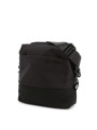 Schwarze Nylon Umhängetasche mit Tasche