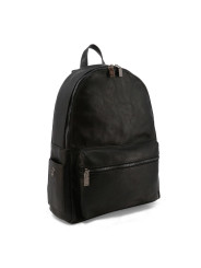 Schwarzes Leder Rucksack täglicher Gebrauch