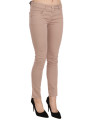 Jeans & Pants Chic Slim Fit Skinny Brown Pants 310,00 € 8058301881042 | Planet-Deluxe