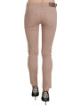 Jeans & Pants Chic Slim Fit Skinny Brown Pants 310,00 € 8058301881042 | Planet-Deluxe