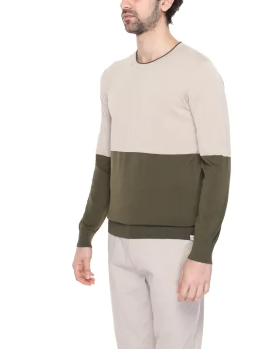 Liu Jo Herren Farbblockpullover