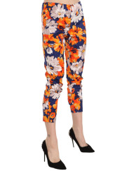 Jeans & Pants Floral Print Skinny Mid-Waist Pants 200,00 € 7333413030207 | Planet-Deluxe