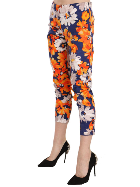 Jeans & Pants Floral Print Skinny Mid-Waist Pants 200,00 € 7333413030207 | Planet-Deluxe