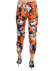 Jeans & Pants Floral Print Skinny Mid-Waist Pants 200,00 € 7333413030207 | Planet-Deluxe